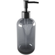 Nimco Bathroom Soap Dispenser, Glass – Matte Plastic Pump, Abu Black ABC-31-X-90 - Soap Dispenser