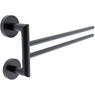 Nimco Towel holder 41 cm stainless steel - no drilling Unix black UNC-13096-90 - Towel Rack