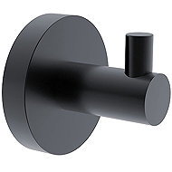 Nimco Short stainless steel hook - no drilling Unix black UNC-13054-90 - Bathroom Hook