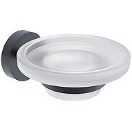 Nimco soap dish Unix black – matte stainless steel UNC 13059W–90 - Soap Dish