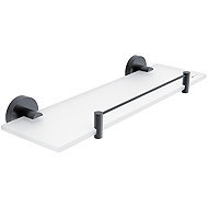 Nimco Bathroom and shower shelf 40 cm with frame - without drilling Unix black UNC-13091BX-40-90 - Bathroom Shelf