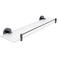 Nimco Bathroom and shower shelf 50 cm with enclosure - no drilling Unix black UNC-13091BX-50-90 - Bathroom Shelf