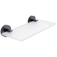 Nimco Bathroom and shower shelf 20 cm - no drilling Unix black UNC-13091B-20-90 - Bathroom Shelf