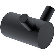 Nimco Double Towel Hook for bathrooms and toilets – Bormo black stainless steel BRC 11053-90 - Bathroom Hook