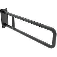 Nimco Safety Handrail for Bathroom and Toilet, Black – 80cm Stainless Steel, Load Capacity 150kg BMUC-9080-90 - Handrail