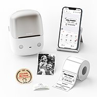 Niimbot B2 Pro, silver + 3 Etikettenrollen - Etiketten-Drucker