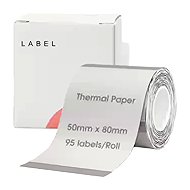 Niimbot Etiketten TT 50 x 50 mm 150 Stk. transparent (3 Rollen) - Etiketten