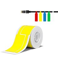 Niimbot cable labels T 25x76mm 200pcs Yellow for B21, B21S, B3, B1S - Paper Labels