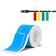 Niimbot cable labels T 25x76mm 200pcs Blue for B21, B21S, B3, B1S - Paper Labels