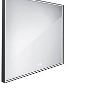 Nimco LED mirror 70 × 70 cm black - touch with brightness and colour adjustment ZPC 13077VX - 90 - Mirror