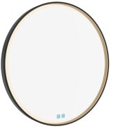 Nimco LED mirror 60 cm round black - touch with brightness and colour adjustment ZPC-31000RVX-90 - Mirror