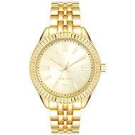 Nine West ladies round gold watch NW/3004CHGB - Watch