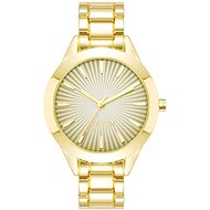 Nine West ladies round gold watch NW/3006CHGB - Watch