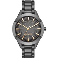Nine West ladies watch round black NW/3007GYGY - Watch