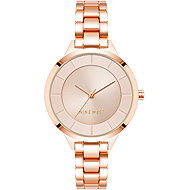 Nine West ladies round watch NW/2224LPRG - Watch