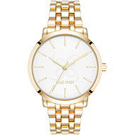 Nine West ladies round watch NW/3060SVGB - Watch