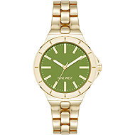 Nine West ladies round watch NW/3324OLGB - Watch