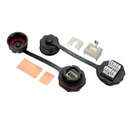 Solarix průmyslový, CAT5E, STP, 1x RJ45, IP67 - Socket Module