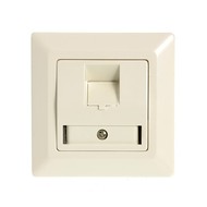 SIGNAMAX, pro 1 keystone, na omítku, bílý  - Socket