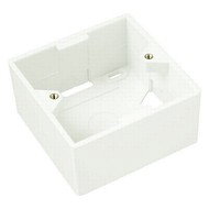 SIGNAMAX, na omítku, pro zásuvku W45/x bílý 80x80x41mm - Accessory