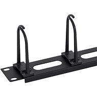 19" Cable Management Panel - 1U Single-sided Plastic Mesh 30 x 70mm - Adapter
