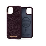 Njord iPhone 14 Salmon Leather Magsafe Case Rust - Phone Cover