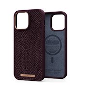 Njord iPhone 14 Pro Max Salmon Leather Magsafe Case Rust - Phone Cover