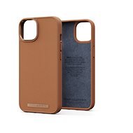 Njord iPhone 14 Genuine Leather Case Cognac - Kryt na mobil