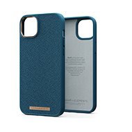 Njord iPhone 14 Max Woven Fabric Case Deep Sea - Handyhülle