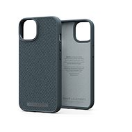 Njord iPhone 14 Woven Fabric Case Dark Grey - Phone Cover