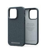 Njord iPhone 14 Pro Woven Fabric Case Dark Grey - Telefon tok