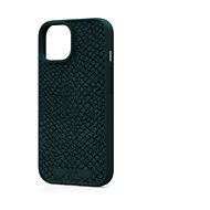 Njord Salmon Leather Magsafe Case for iPhone 15 Green - Phone Cover