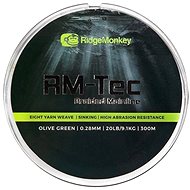 RidgeMonkey RM-Tec Braided Mainline, 300m, Olive Green - Line