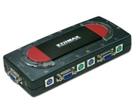 Edimax EK-4PAK, 4 porty PS2 + audio, plastový kryt + 4x KVM a 4x audio kabely - -