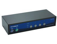 Edimax EK-PS4D, 4 porty desktop KVM dataswitch, kovový kryt - 