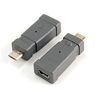 PremiumCord USB átalakító Mini 5 PIN/female to Micro USB/male - Átalakító