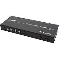 ATEN KVM přepínač (USB , 2× HDMI 4K@60Hz) 2:1, 2× HDMI, USB, audio extraktor - Toggle Switch