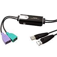 ATEN KM přepínač (USB klávesnice a myš) 2:1, USB, integrované kabely - Toggle Switch