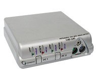 Gembird CAS241, 2 porty KVMA dataswitch, včetně audio, automatický - -