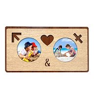 GT Q65J1 Wooden photo frame He and She - Photo Frame