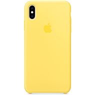 iPhone XS Max Silikonhülle - kanarienvogelgelb - Handyhülle