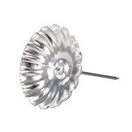 Nohel garden Decorative silver candle holder d4cm - Candle Accessory