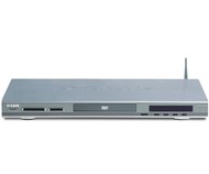 D-Link DSM-320RD, DVD přehrávač s možností přehrávání z LAN nebo WiFi, podpora XviD, čtečka - -