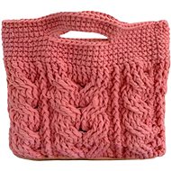 ANNAM Crochet handbag melon 26 × 23 cm - Handbag