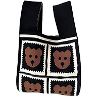 ANNAM Tote bag black bear 35 × 20 cm - Handbag