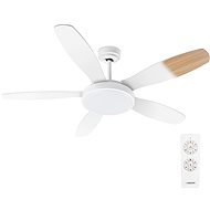 Noaton 12132WWB Maia, white and maple, ceiling fan with light - Fan