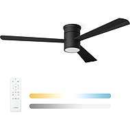 NOATON 15132BB Zoya Ceiling fan with light, black - Fan