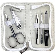 Kellermann Women's manicure set 7407 ostrich leather beige - Manicure Set
