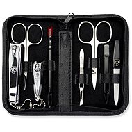 Kellermann Manicure set with ostrich skin pattern 5220 black - Manicure Set