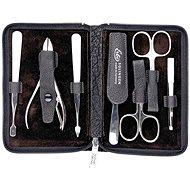 Erbe Solingen leather seven-piece manicure set Buffalo 9170 brown - Manicure Set